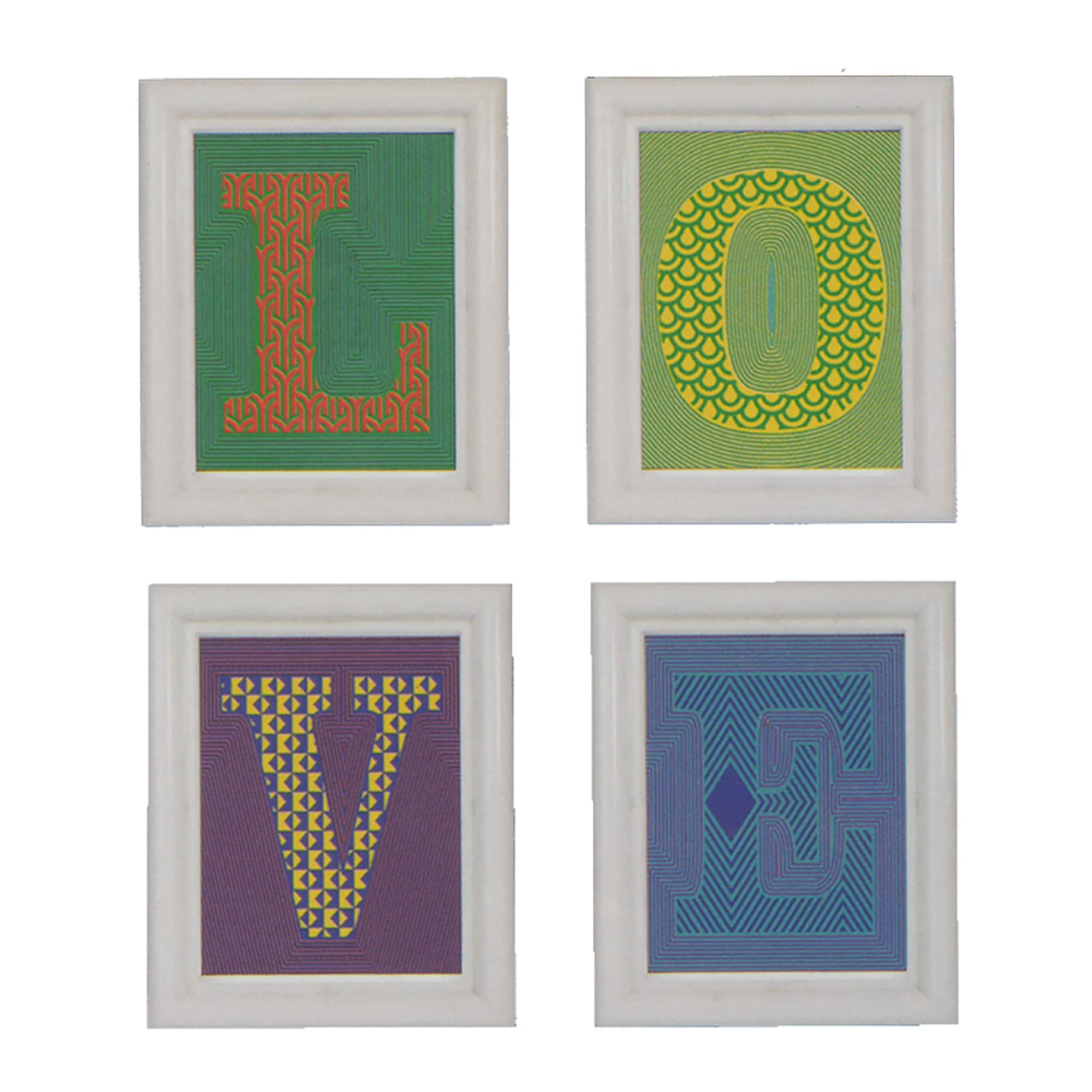 Jonathan Adler x Michaels LOVE Paint-By-Number Framed Gallery Kit